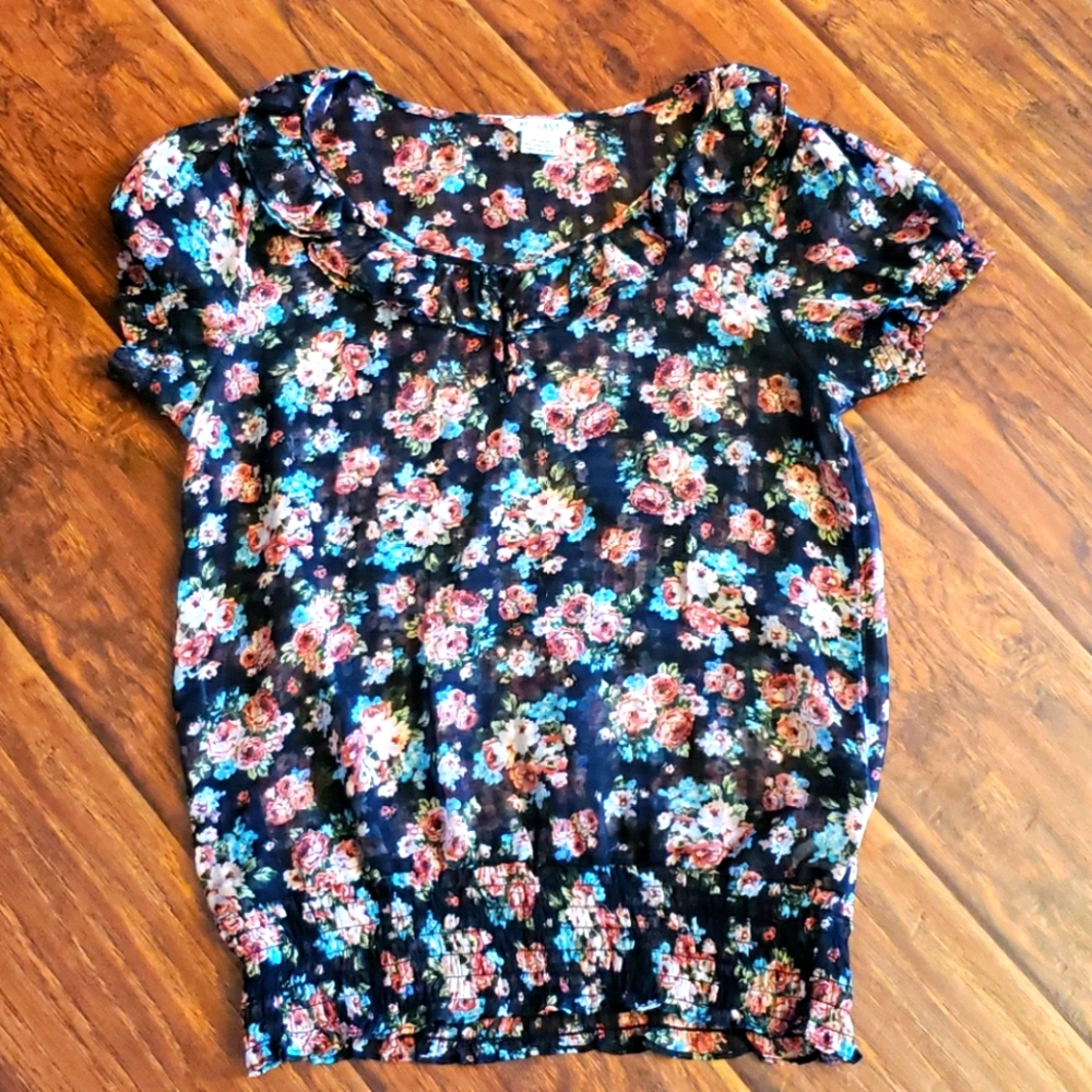 Sheer Blouse | Floral Blouse